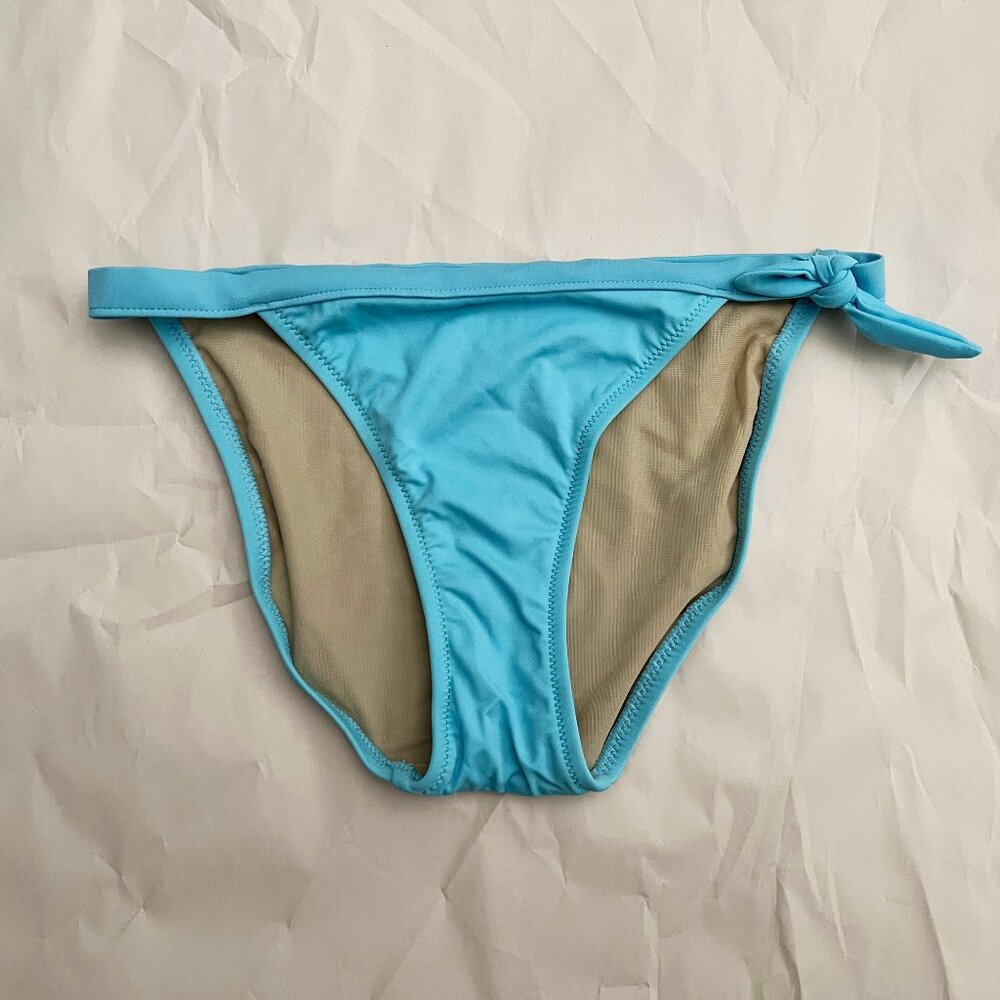 NWOT J.Crew Bikini Bottom Sky Blue Made in USA Size S